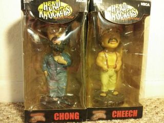 Set Of Head Knockers Cheech And Chong Bobble Heads