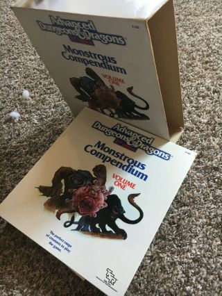 Monstrous Compendium Volume One - Ad&d 2nd Edition Binder