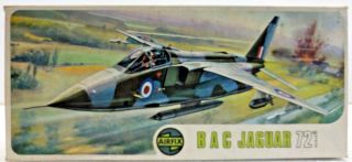 Bac Sepecat Jaguar British Raf French Plastic Model Jet Airplane Kit Airfix 391