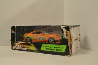 1995 Toyota Supra Fast & The Furious Orange 1:18 Diecast Racing Champions