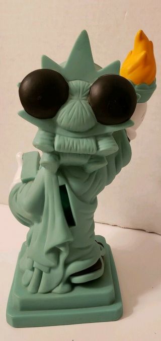Disney Minnie Mouse Statue Of Liberty Plastic Bank SMOKE 3