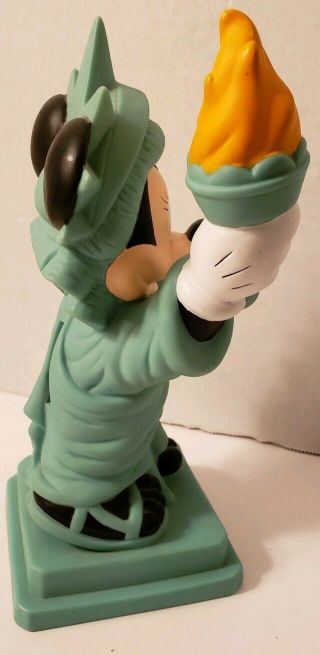Disney Minnie Mouse Statue Of Liberty Plastic Bank SMOKE 4