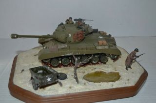 Pro Built Patton Tank Diorama 1/35 Scale