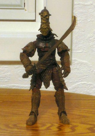 Rare Loose Complete Lord Of The Rings Action Figure Mordor Orc Lieutenant