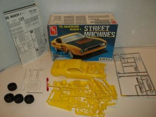 Amt 1973 Mach 1 Street Machine 6531 1/25 Scale Model Kit Parts Only G17