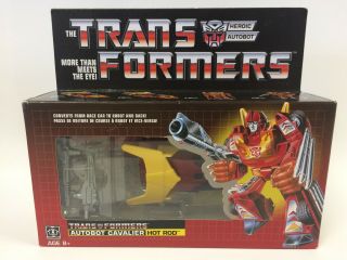 Transformers Vintage Reissue G1 Hot Rod With Box