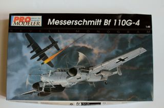 Monogram Pro Modeler 1/48 Messerschmitt Bf - 110g - 4 Plastic Model Kit