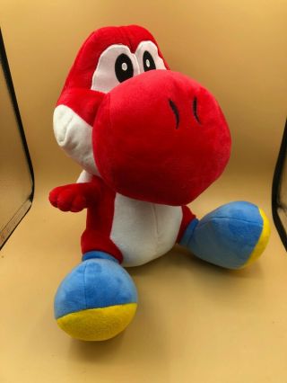 Large Mario Red Yoshi Nintendo Official Plush Kids Soft Stuffed Toy Doll