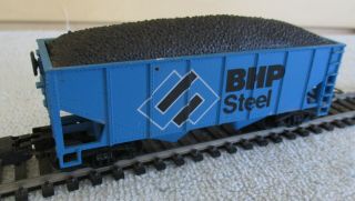 4 x BHP Steel Coal Hoppers by Powerline Freightline Lifelike - HO OO 5