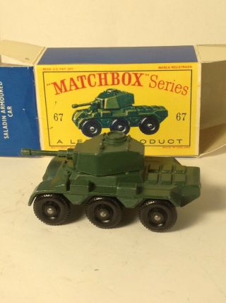 Matchbox Lesney Moko Saladin Armoured Car 67