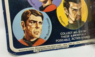 Vintage Mego Star Trek Dr McCoy Bones Figure On Card 5