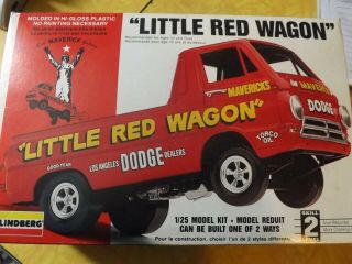Lindberg Little Red Wagon Partly Assembled 1:25 Scale