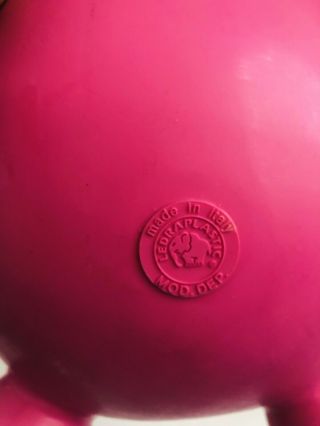 Vintage Ledra Plastic Pink 1984 Rody Horse Ride On Bouncing Toddler Pony Italy 4