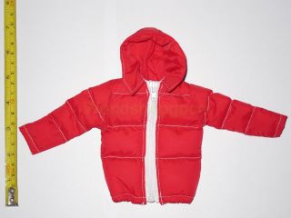 1/6 Scale Hot Red Down Jacket For 12 " Action Figure Toys