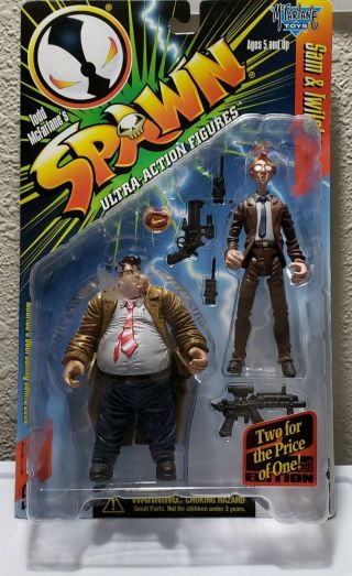 1996 Todd Mcfarlane Spawn Series 7 Sam And Twitch Figures