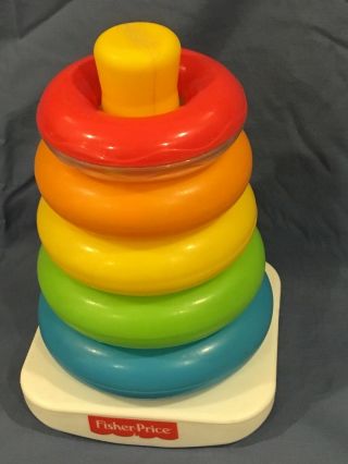 Fisher Price Stacking Ring Toy Rock A Stack Toddler Learning Toys For Baby