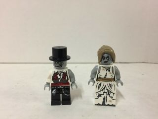 Lego 9465 Minifigs Monster Fighter Zombie Bride And Groom