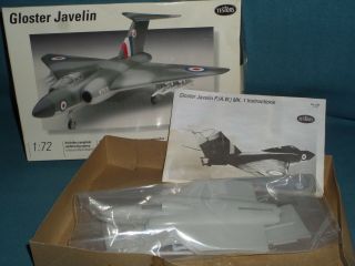Model Kit Testors Skill 2 Gloster Javelin 1:72 Scale 1995