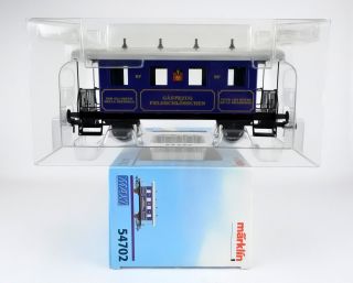 Marklin/maxi 1 Gauge 54702 Metal Royal Blue Gastezug Passenger Car