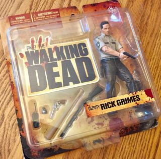 Walking Dead Deputy Rick Grimes Figure Series 1 In Package