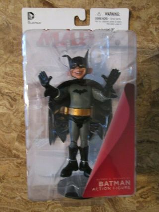 Dc Collectibles Mad Just - Us League Of Stupid Heroes Alfred E Neuman As Batman