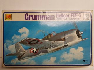 Otaki 1:48 Grumman Hellcat F6f - 3 Plastic Aircraft Model Kit Ot2 - 29u 1/48 Scale