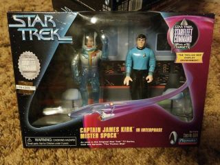 1999 Playmates Star Trek Captain James Kirk Interphase Mister Spock Target Exclu