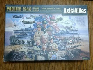 Axis And Allies Pacific 1940 2nd Edition Complete