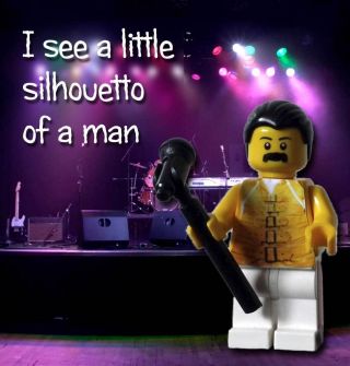 Queen Freddie Mercury Bohemian Rhapsody Custom Lego Minifigure Set With Drums