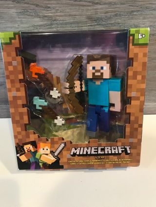 Minecraft Steve With Bow And Arrow 5 Inch Figure (clarkstc)