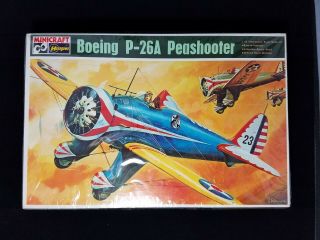 Minicraft Hasegawa 1/32 Boeing P - 26a Peashooter Model Airplane Kit