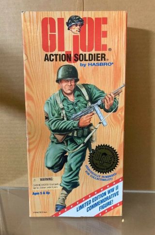 G.  I.  Joe Action Soldier Limited Edition World War Ii - 12 " Tall - Hasbro 27616
