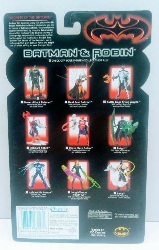 Vintage Batman & Robin Movie Battle Gear Bruce Wayne Action Figure 1997 4