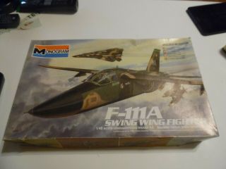 Monogram 1/48 Scale 5804 F - 111a Swing Wing Fighter Ca.  1981