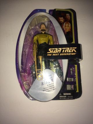 2003 Star Trek 7 " Lieutenant Thomas Riker Figure Art Asylum Diamond Select Toys
