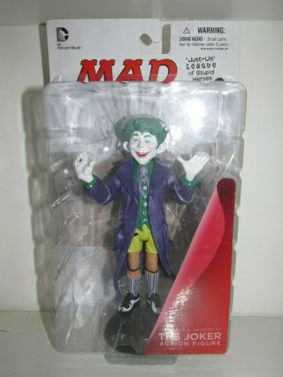 Dc Collectible Mad Just - Us League Of Stupid Heroes Alfred E Neuman As The Joker