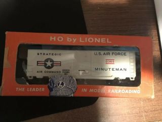 Lionel Ho 0365 Minuteman Missile Launching Car With Insert And Box