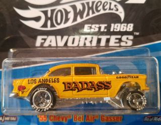 Hot Wheels 55 Chevy Gasser Custom Treasure Hunt Badass 50th Anniversary