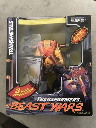 Beast Wars Transformers Transmetal Ultra Rampage Complete With All Guns Missiles