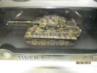 Dragon Armour Tiger I W/zimmerit Tank 1:72 Scale Early Production