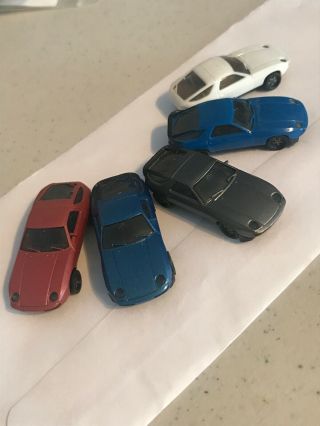 5 Herpa H0 Model Porsche 928 Cars Made In Germany