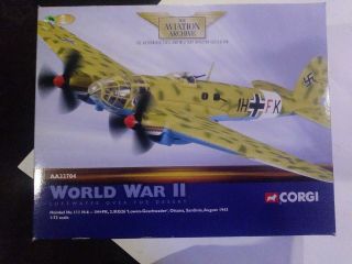 Corgi " The Aviation Archive " Heinkel He Iii H - 6 - Luftwaffe 1:72