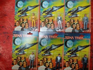 Star Trek The Motion Picture 3 - 3/4” Decker,  Kirk,  Spock,  Mccoy,  Llia,  Scotty Moc