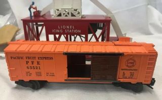 Lionel Trains Operating Icing Station352 with OB See Photos for best description 4