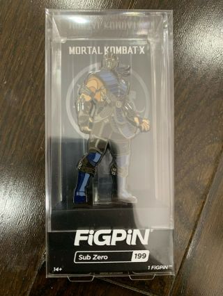 Fig Pin Mortal Kombat X: Sub Zero 199 Limited Edition 750 & In Hand