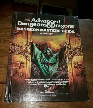 1979 Official Ad&d Advanced Dungeon Masters Guide Tsr 2011 1st Printing