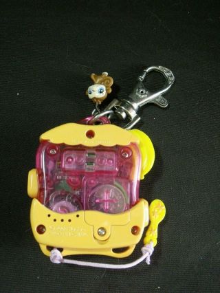 Hasbro LPS Littlest Pet Shop Handheld Digital Pet monkey Key Chain Game 3