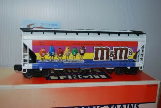 LIONEL STANDARD O SCALE M&M CHOCOLATE CANDIES 3 BAY CONVENTION CAR ONE OF A KIND 2