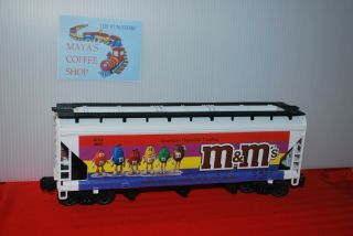 LIONEL STANDARD O SCALE M&M CHOCOLATE CANDIES 3 BAY CONVENTION CAR ONE OF A KIND 7