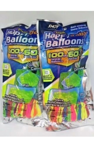 4 - Pack （444balloon) Instant Self - Sealing Water Balloons - From Usa
